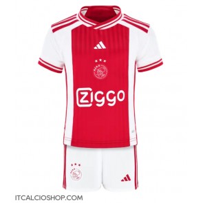 Ajax Prima Maglia Bambino 2023-24 Manica Corta (+ Pantaloni corti)